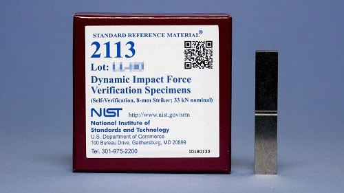 SRM 2113  動態沖擊力驗證樣本(自驗證，8毫米前鋒；33 kN標稱)
