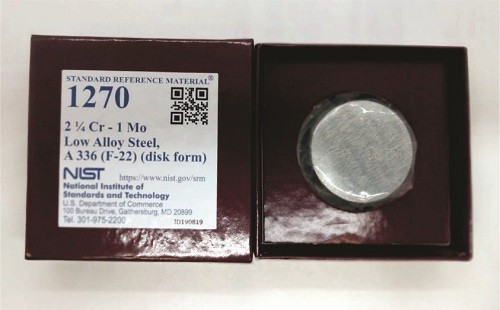 SRM 1270 La鋼，Cr-Mo(A 336)(F-22)標(biāo)準(zhǔn)品