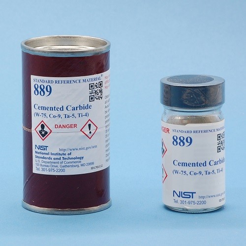 SRM 889  硬質(zhì)合金(W-75，Co-9，Ta-5，Ti-4)標(biāo)準(zhǔn)品